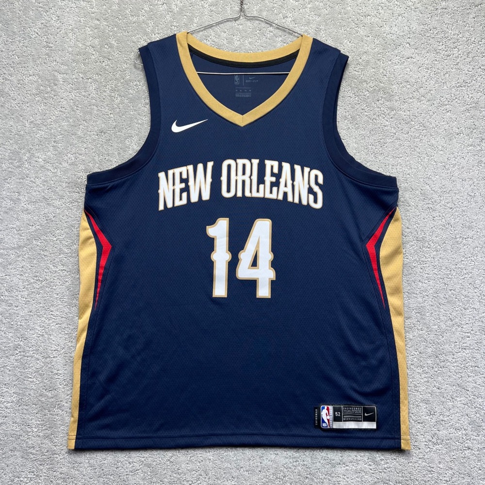 Nike New Orleans Pelicans Basketball‎ Jersey XL NBA Brandon Ingram 14 Swingman